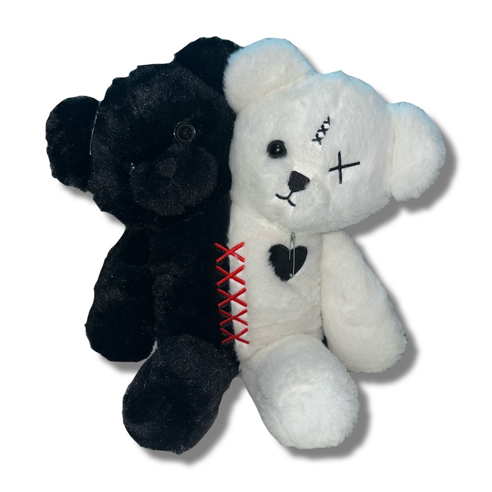NWT Two-Headed Bear Plushie Backback